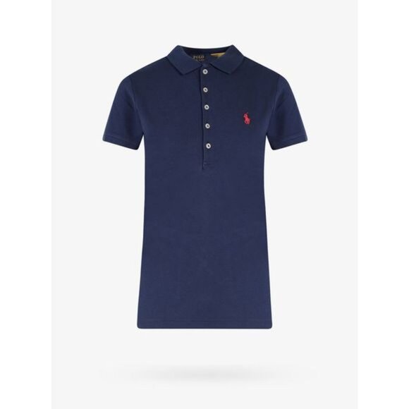 Polo Ralph Lauren Navy Blue Custom Slim Fit Cotton Polo Shirt L - Picture 1 of 7